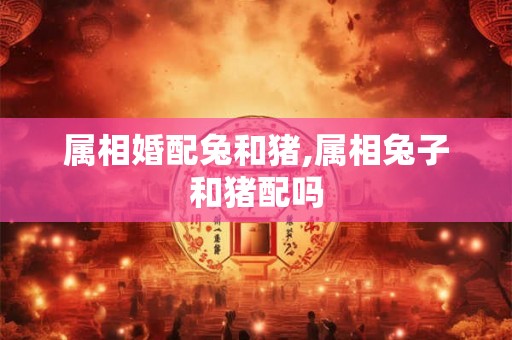 属相婚配兔和猪,属相兔子和猪配吗 属相婚配兔和猪,属相兔子和猪配吗