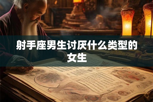 射手座男生讨厌什么类型的女生