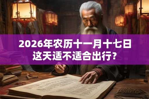 2026年农历十一月十七日这天适不适合出行? 2026年农历十一月十七日这天适不适合出行?