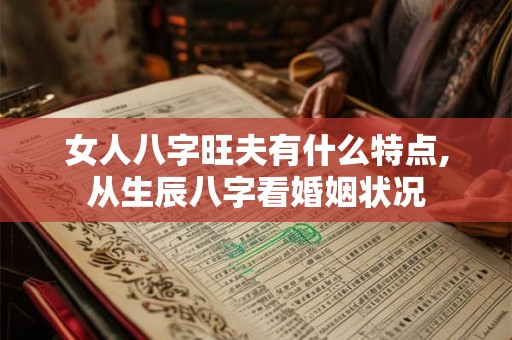 女人八字旺夫有什么特点,从生辰八字看婚姻状况
