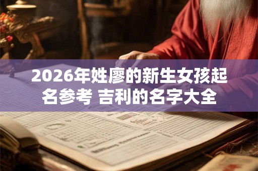 2026年姓廖的新生女孩起名参考 吉利的名字大全 2026年姓廖的新生女孩起名参考 吉利的名字大全