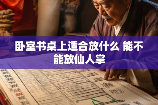 卧室书桌上适合放什么 能不能放仙人掌