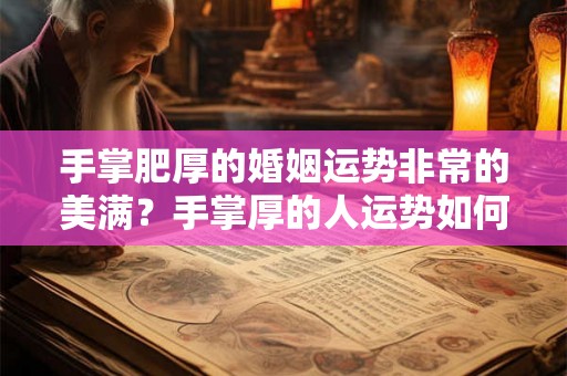 手掌肥厚的婚姻运势非常的美满？手掌厚的人运势如何？