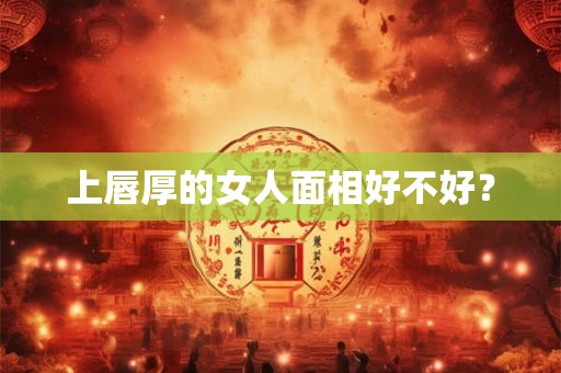 上唇厚的女人面相好不好？