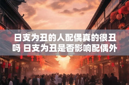 日支为丑的人配偶真的很丑吗 日支为丑是否影响配偶外貌