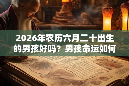2026年农历六月二十出生的男孩好吗？男孩命运如何？
