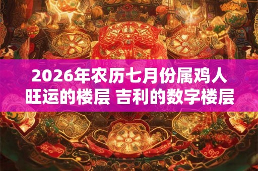 2026年农历七月份属鸡人旺运的楼层 吉利的数字楼层多