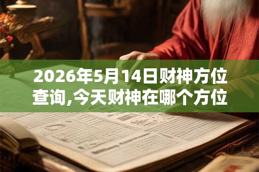 2026年5月14日财神方位查询,今天财神在哪个方位