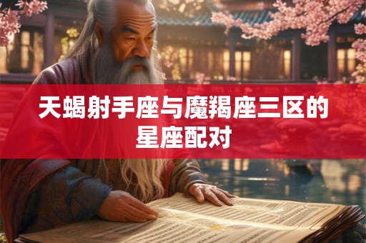 天蝎射手座与魔羯座三区的星座配对