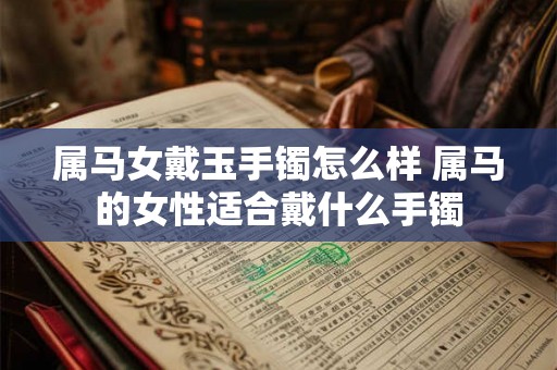 属马女戴玉手镯怎么样 属马的女性适合戴什么手镯