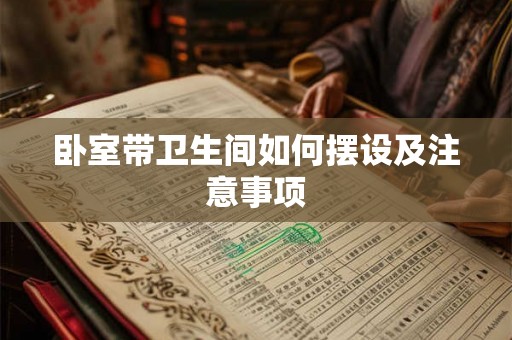 卧室带卫生间如何摆设及注意事项