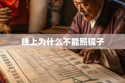 晚上为什么不能照镜子
