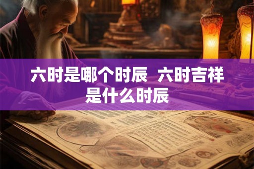 六时是哪个时辰  六时吉祥是什么时辰