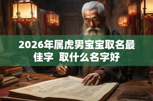 2026年属虎男宝宝取名最佳字 取什么名字好 2026年属虎男宝宝取名最佳字 取什么名字好