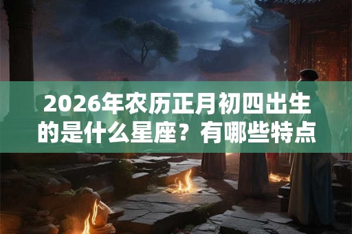 2026年农历正月初四出生的是什么星座？有哪些特点