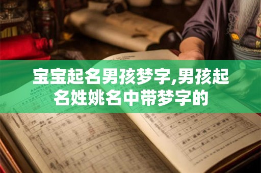 宝宝起名男孩梦字,男孩起名姓姚名中带梦字的
