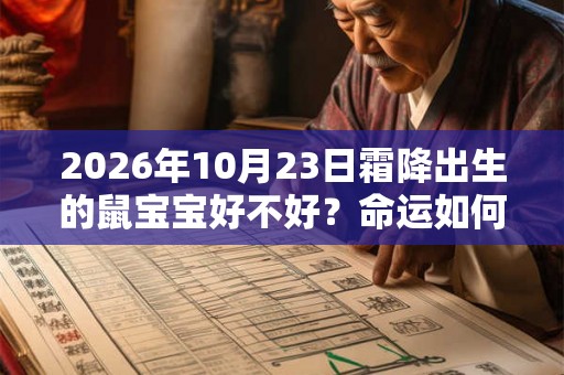 2026年10月23日霜降出生的鼠宝宝好不好？命运如何？