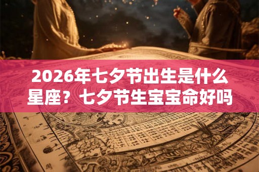 2026年七夕节出生是什么星座?七夕节生宝宝命好吗? 2026年七夕节出生是什么星座?七夕节生宝宝命好吗?