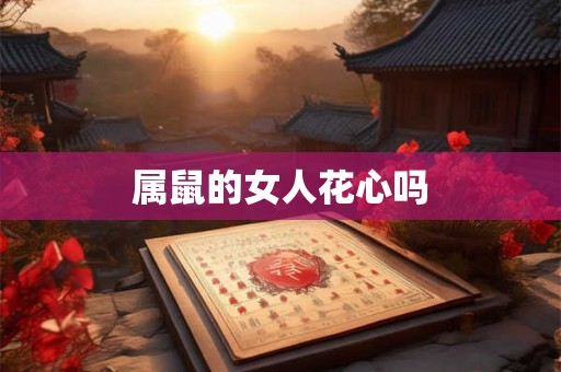 属鼠的女人花心吗