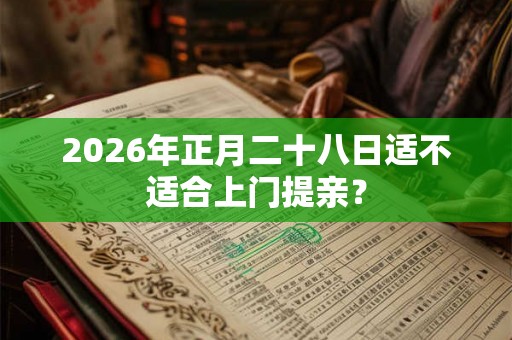2026年正月二十八日适不适合上门提亲？