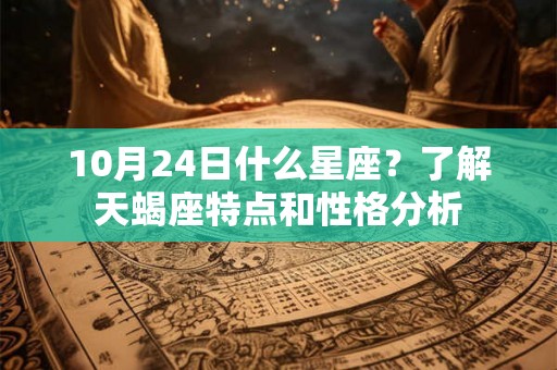 10月24日什么星座？了解天蝎座特点和性格分析