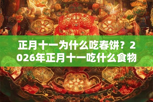 正月十一为什么吃春饼？2026年正月十一吃什么食物
