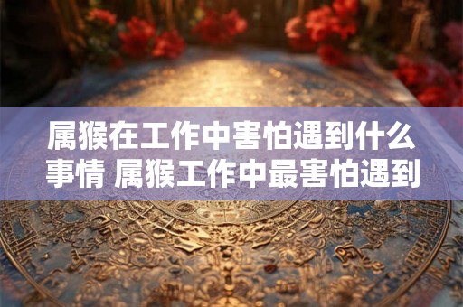 属猴在工作中害怕遇到什么事情 属猴工作中最害怕遇到什么