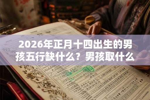 2026年正月十四出生的男孩五行缺什么？男孩取什么名字好听？
