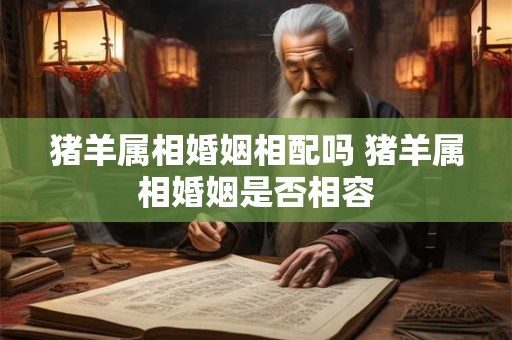 猪羊属相婚姻相配吗 猪羊属相婚姻是否相容 猪羊属相婚姻相配吗 猪羊属相婚姻是否相容