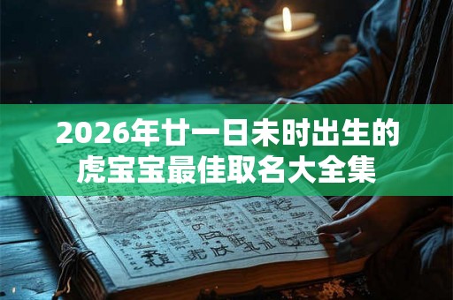 2026年廿一日未时出生的虎宝宝最佳取名大全集