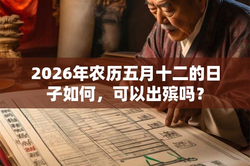2026年农历五月十二的日子如何，可以出殡吗？
