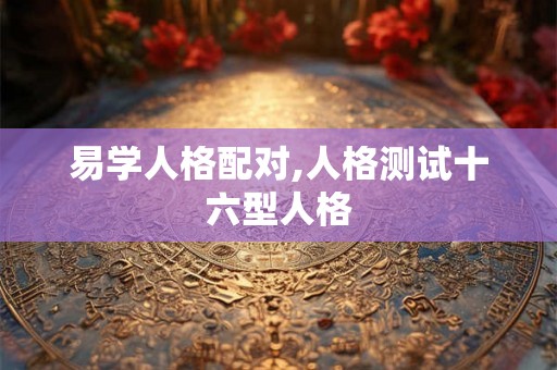 易学人格配对,人格测试十六型人格