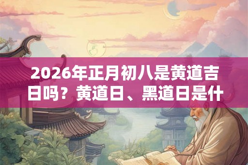 2026年正月初八是黄道吉日吗?黄道日、黑道日是什么意思? 2026年正月初八是黄道吉日吗?黄道日、黑道日是什么意思?
