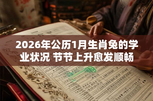 2026年公历1月生肖兔的学业状况 节节上升愈发顺畅 2026年公历1月生肖兔的学业状况 节节上升愈发顺畅
