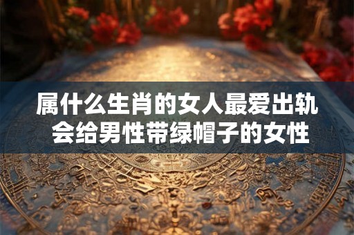 属什么生肖的女人最爱出轨 会给男性带绿帽子的女性