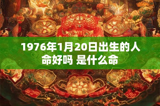 1976年1月20日出生的人命好吗 是什么命