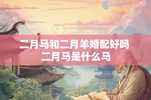二月马和二月羊婚配好吗 二月马是什么马