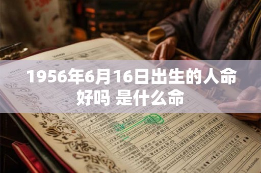 1956年6月16日出生的人命好吗 是什么命