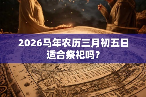 2026马年农历三月初五日适合祭祀吗？