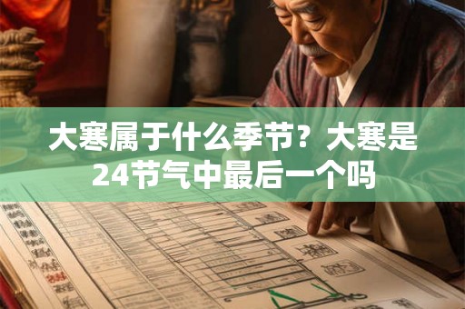 大寒属于什么季节？大寒是24节气中最后一个吗