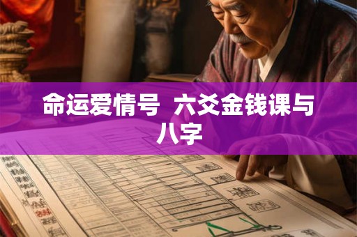 命运爱情号 六爻金钱课与八字 命运爱情号 六爻金钱课与八字