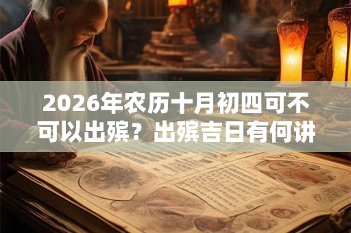 2026年农历十月初四可不可以出殡?出殡吉日有何讲究? 2026年农历十月初四可不可以出殡?出殡吉日有何讲究?