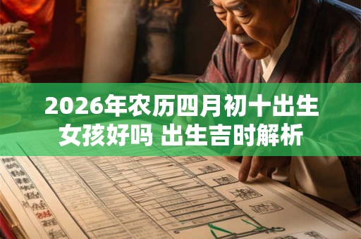 2026年农历四月初十出生女孩好吗 出生吉时解析 2026年农历四月初十出生女孩好吗 出生吉时解析