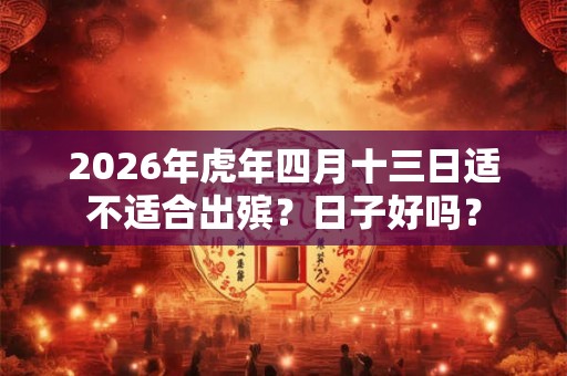 2026年虎年四月十三日适不适合出殡?日子好吗? 2026年虎年四月十三日适不适合出殡?日子好吗?