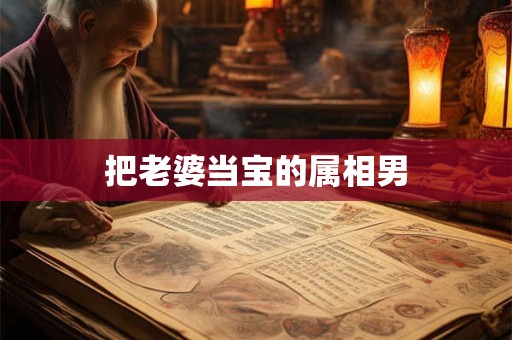 把老婆当宝的属相男