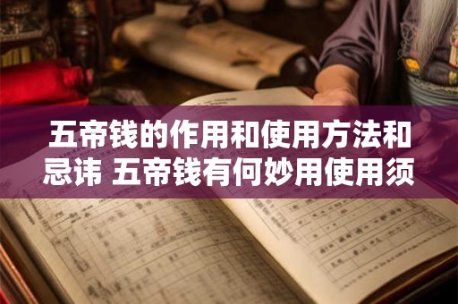 五帝钱的作用和使用方法和忌讳 五帝钱有何妙用使用须知及忌讳
