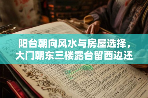 阳台朝向风水与房屋选择,大门朝东三楼露台留西边还是东边 阳台朝向风水与房屋选择,大门朝东三楼露台留西边还是东边