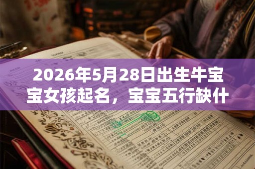 2026年5月28日出生牛宝宝女孩起名，宝宝五行缺什么？