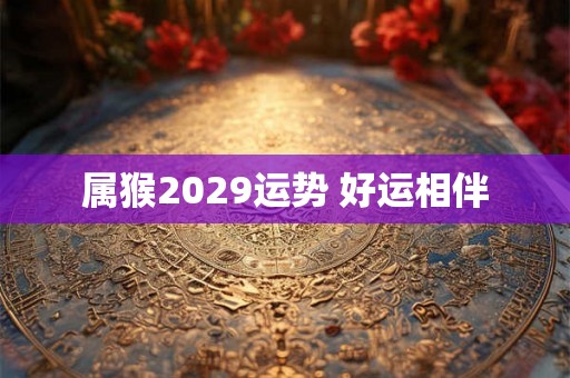 属猴2029运势 好运相伴