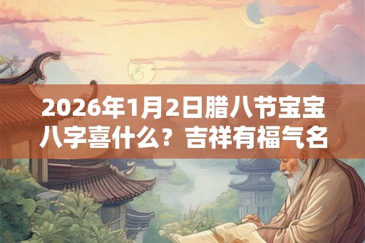 2026年1月2日腊八节宝宝八字喜什么？吉祥有福气名字推荐！